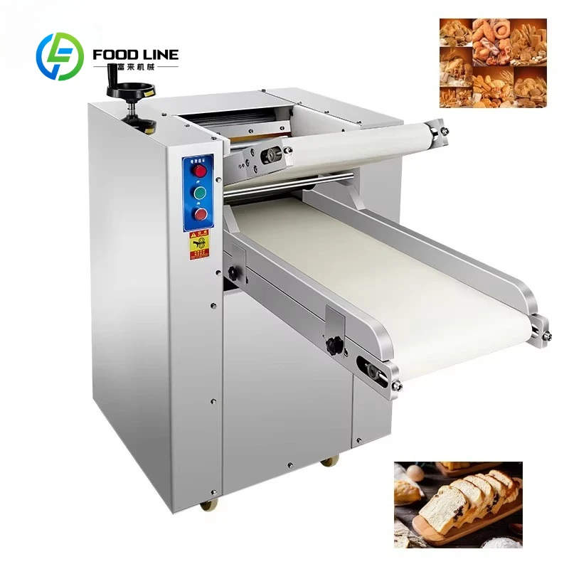 Bakery Machinery Tabletop Semi-Automatic Electric Mini Pastry Croissant Dough Sheeter for Home Use