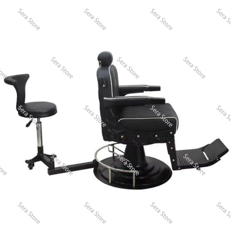 For Adjustable barber stool rotating barber chair with wheels salon  chair