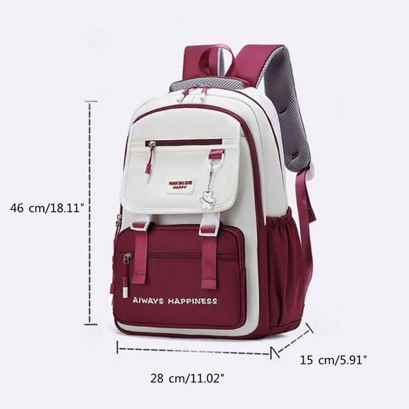 Tas Buku Travel Wanita Modis Ransel Luas & Tahan Air Ransel Kuliah Wanita Keren Tas Wanita Modis