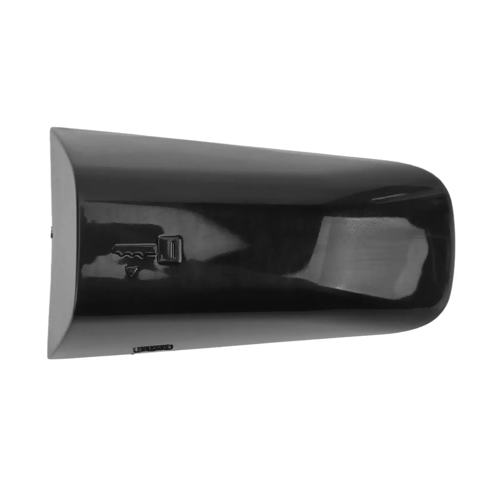 Left Car Door Handle Cap Cover Key Lock Piece Black LR048299 Replacement for Evoque 2011‑19