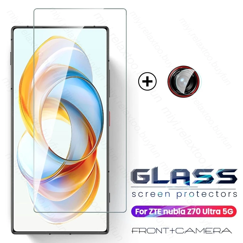 2 In 1 HD 9H Tempered Glass Screen Protector For ZTE nubia Z70Ultra Z70 Ultra Case Camera Protective Glass on Z 70 Ultra 70Ultra