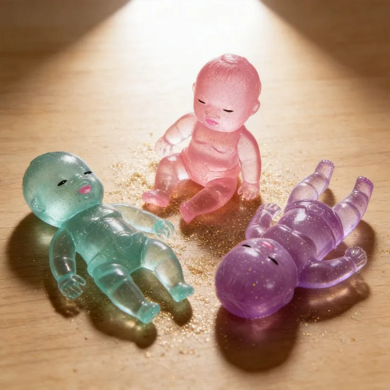 Glitter Silicone Elastic Squeeze Toy Slow Rising Fidget Hand Toy Stress Anxiety Relief Adult Kid Lovely Daily Decompression Gift