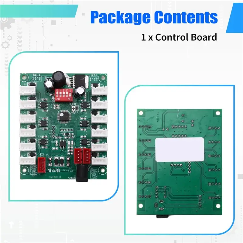 M09K Smart Locker 12-Way Control Board 485 Communication Express For Electromagnetic Locker Lock System