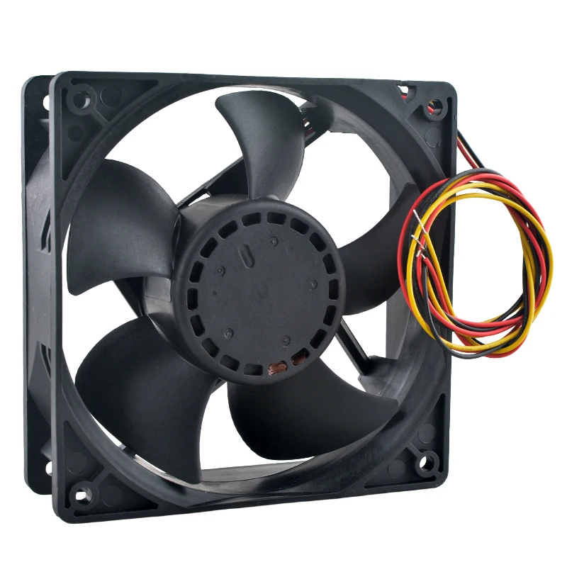 Ventilateur de refroidissement haute vitesse DATA1238B2H 12cm 120mm 120x120x38mm DC12V 1.04A 3 broches avec double roulement à billes pour alimentation 60KVA