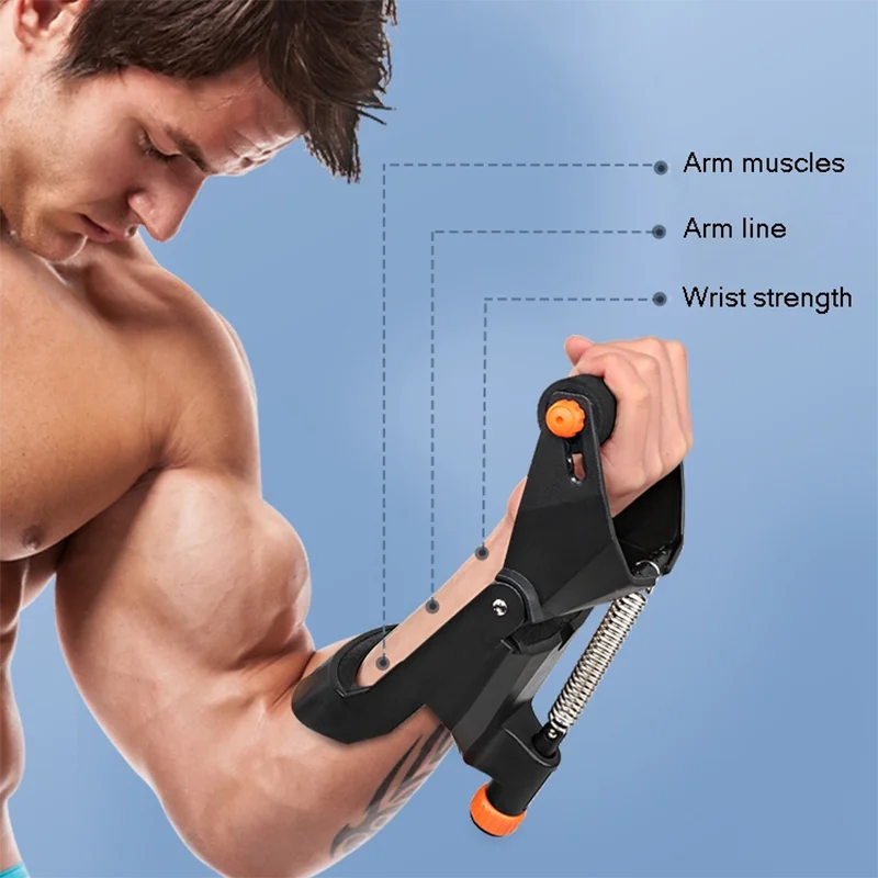 Hand Grip Exercise Wrist Arm Trainer Adjustable Anti-slide Device Strength Muscle Forearm Training Sports Home Gym Equipment