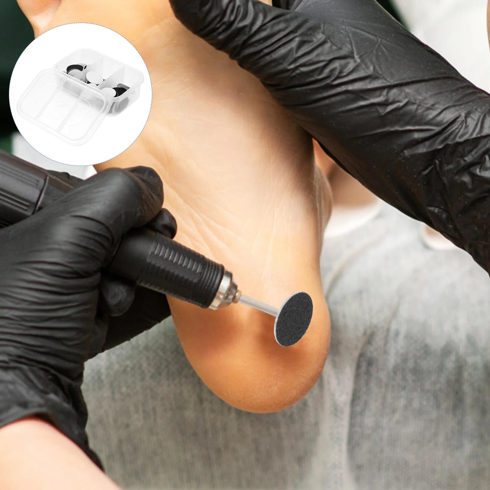 

72 шт., электрические диски для удаления мозолей на ногах, шлифовальные подушечки для педикюра с грубой поверхностью для удаления омертвевшей кожи, гладкий уход за пятками, сменные