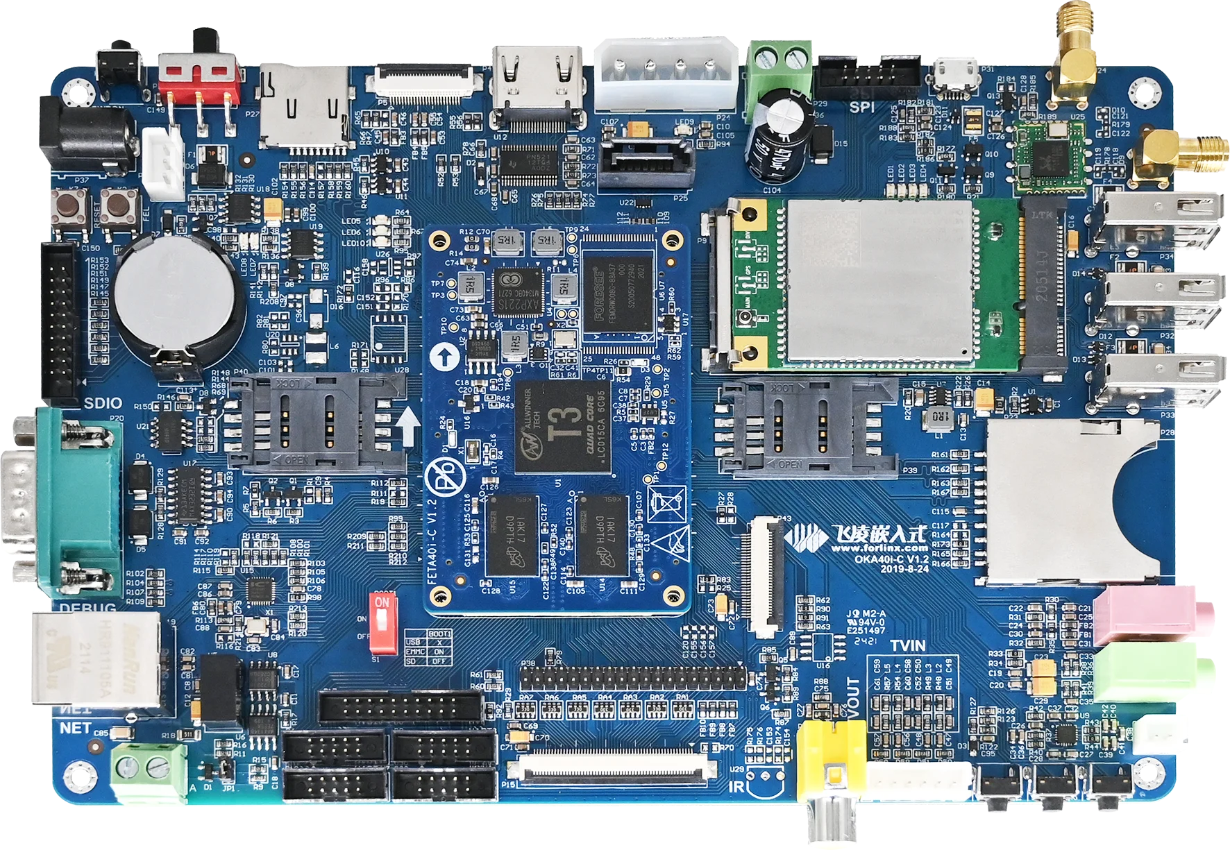OKT3-C Single Board Computer Allwinner T3  FORLINX