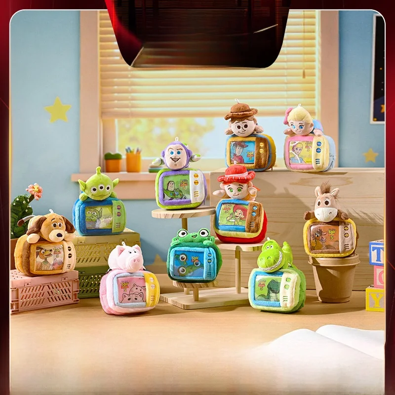 In Stock Original Potdemiel Disney Toy Story Plush Pendant Mini Coin Purse Earphone Bag Cute Backpack Ornament Collectible Gift