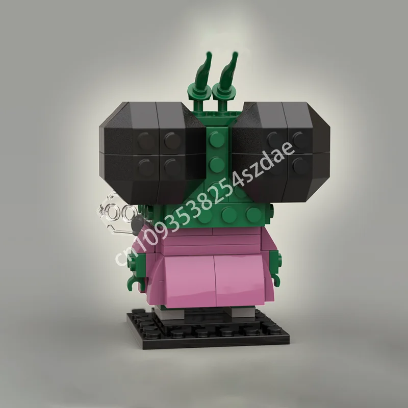 

185 шт. MOC Багги Бетти ведро для мусора Brickheadz строительные блоки креативная рождественская игрушка подарок DIY детское творчество
