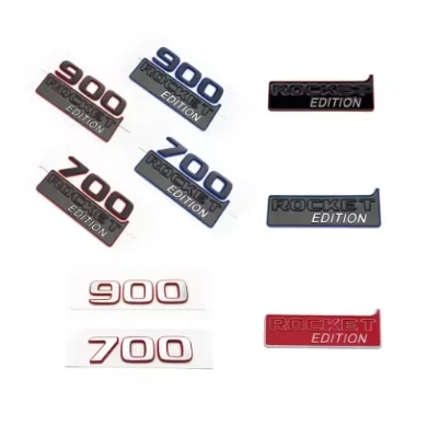 

3D Color Block 900 700 ROCKET EDITION Nameplate Badge Emblem Car Trunk Sticker For Mercedes Benz Brabus G W463 W464 G500 G63 2 s