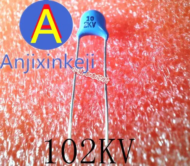 10pcs 100% orginal new High voltage ceramic capacitor: 10 2KV 2KV 10 DIP-2