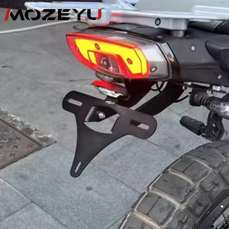 

2024-2025 800MTX License Plate Holder Bracket For CFMOTO CF MTX800 800MT-X 450MT Motorcycle LED Tail Tidy Fender Eliminator Kit