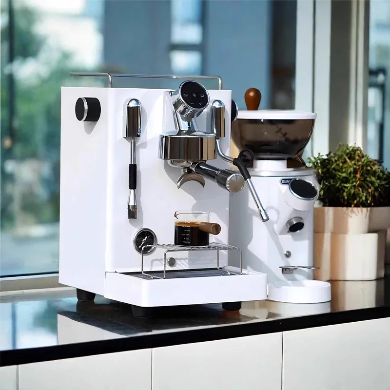 Macchina per caffè espresso commerciale per uso domestico Doppia pompa e modulo di riscaldamento triplo 15 Bar PID Controllo preciso della temperatura per caffè