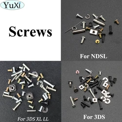 Yuxi schrauben sätze fßr 3ds ll xl fßr ndsl vollständiger satz schrauben metallteile lr feder muttern metall bolzen reparatur teile