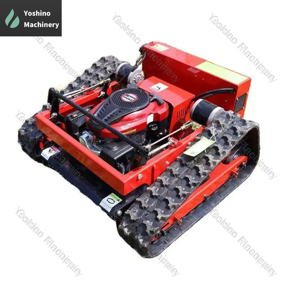 

Интеллектуальная автоматическая гусеничная газонокосилка-прополочница для садов с дистанционным управлением, простая в эксплуатации