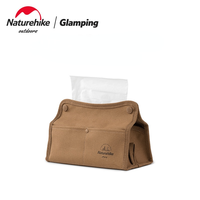 Naturehike Canvas Tissue Storage Box Outdoor Dining Table Antifouling Drawer Box Waterproof Camping Household Storage Bag