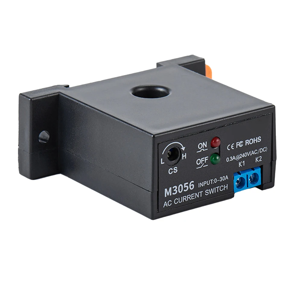AC Current Sensing Relay with Mutual Inductance Sensing and Galvanic Isolation M3050 Normally Open M3056 Normally Closed