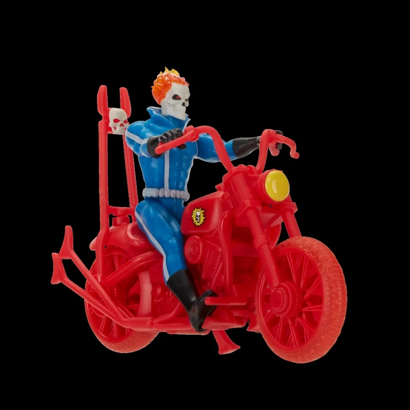 ฟิกเกอร์แอ็คชั่น Marvel Legends Retro Ghost Rider ของแท้ รุ่นคลาสสิกจากการ์ตูน พร้อมมอเตอร์ไซค์ ชุดเต็ม ของเล่นเด็กผู้ชาย ของขวัญ