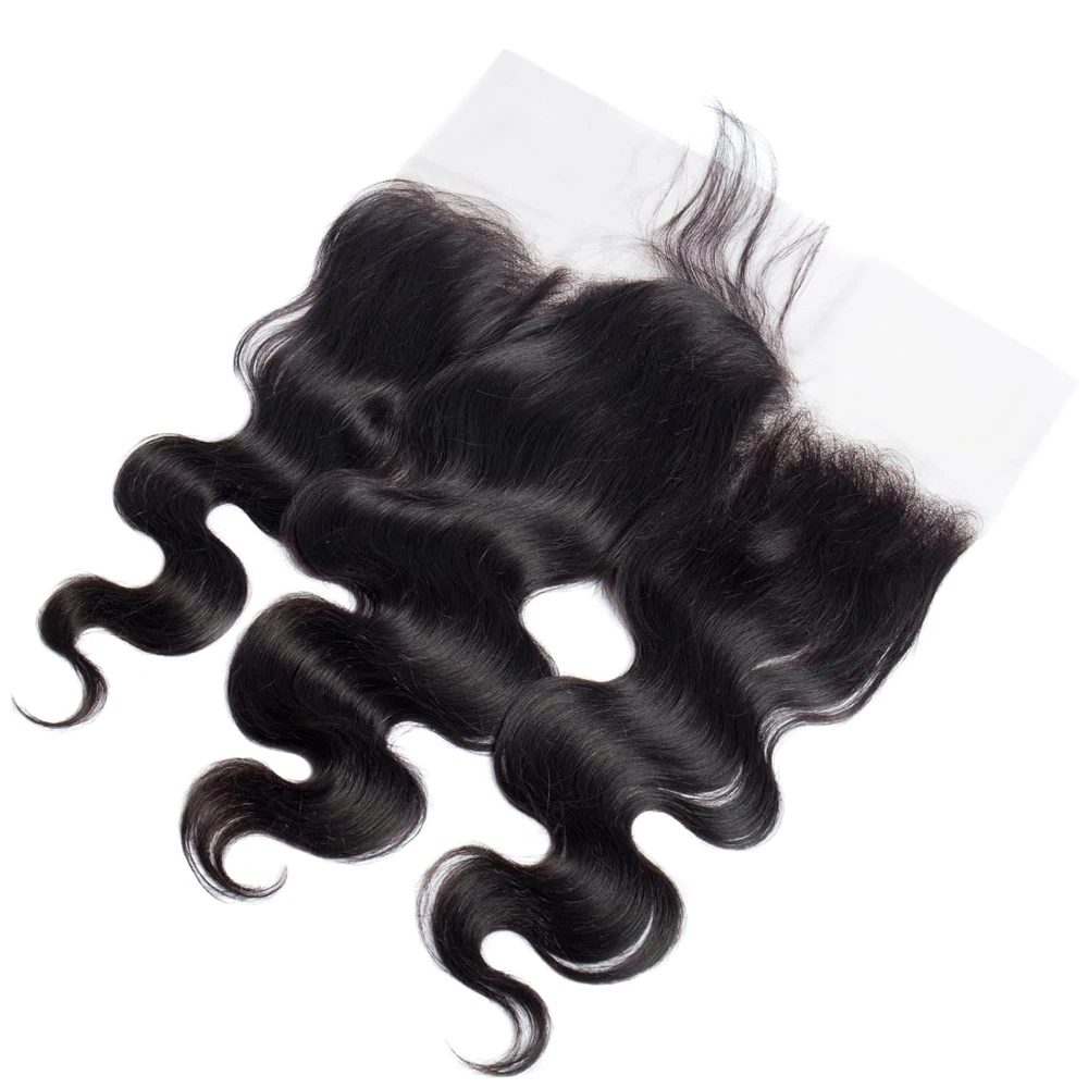 شعر بشري مموج 13x6 دانتيل أمامي منزوع مسبقًا بكثافة 150% لون طبيعي شعر عذراء برازيلي 12-22 بوصة