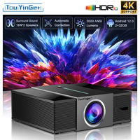 Touyinger Q11W Ultra Fully Enclosed Full HD 4K Video WiFi Android High Sound Low Power Consumption Home Theater Projector
