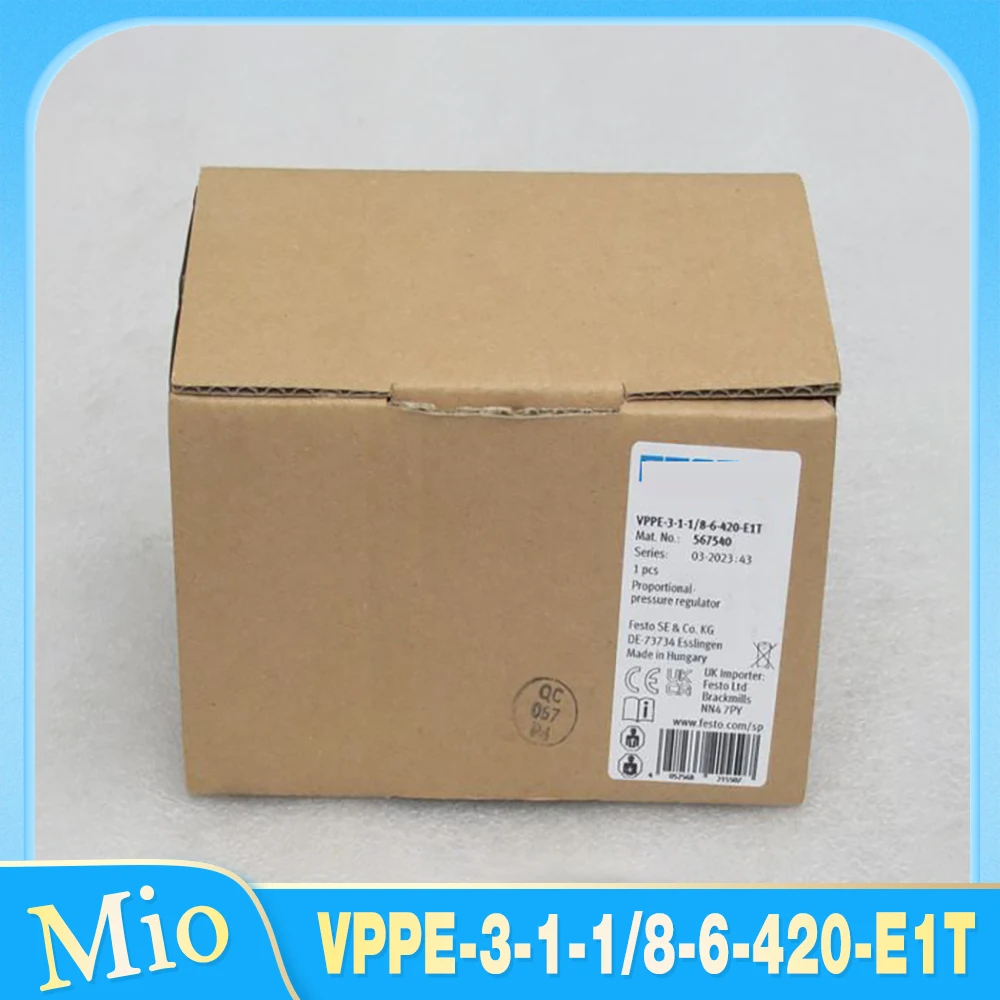 For FESTO proportional valve VPPE-3-1-1/8-6-420-E1T 567540