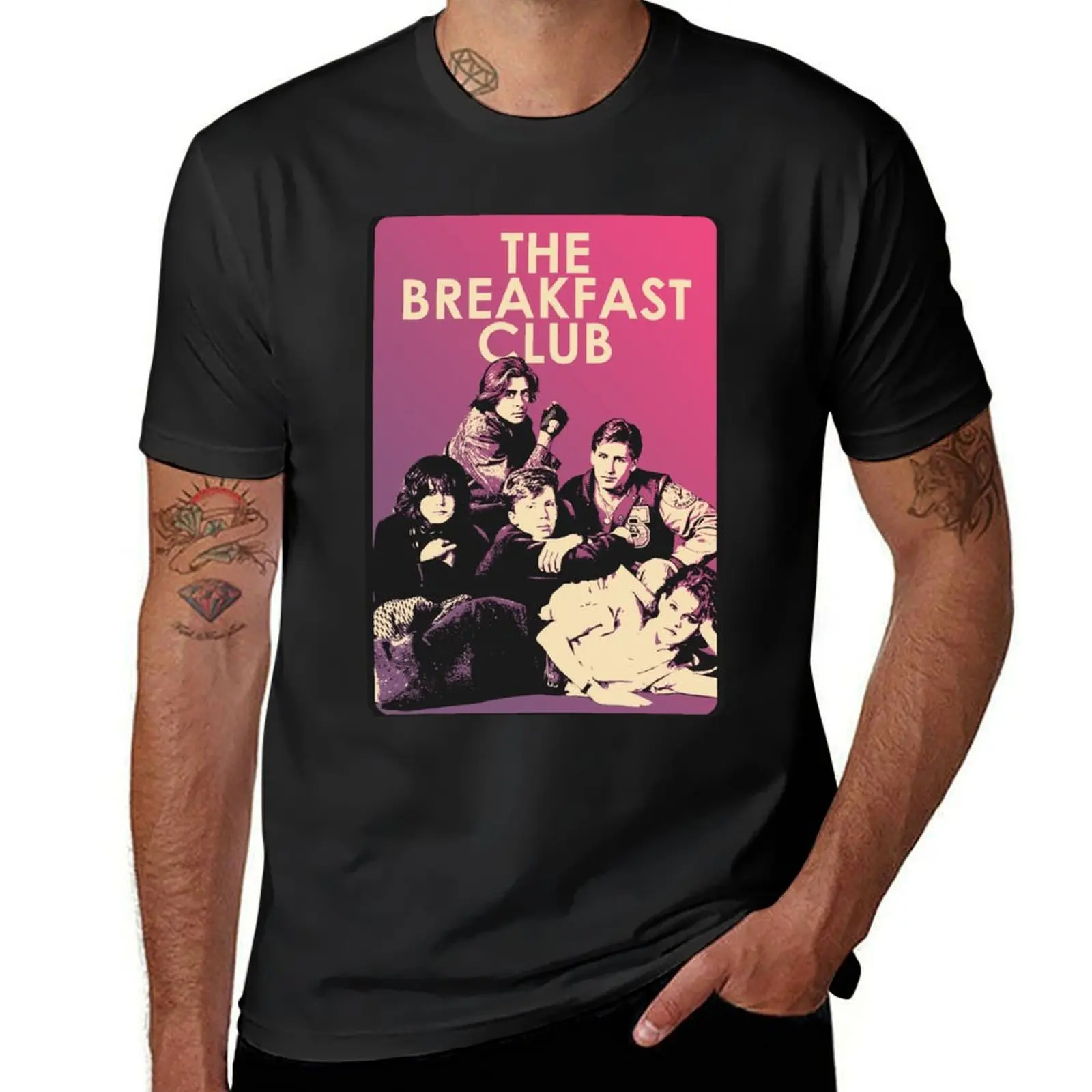 The Breakfast Club T-Shirt boys animal print Aesthetic clothing graphics tshirts for men