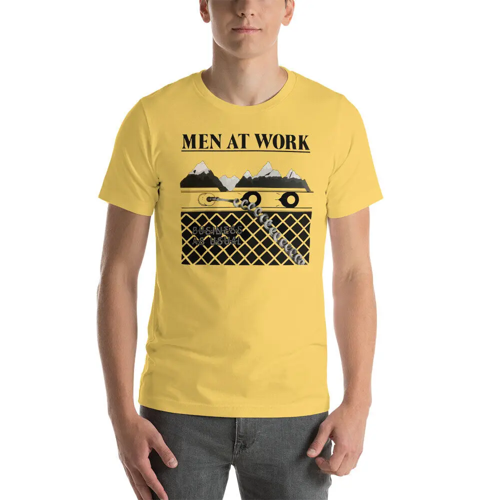 MEN AT WORK Business As Usual 80s Graphic Tee Shirt Unisex t-shirt