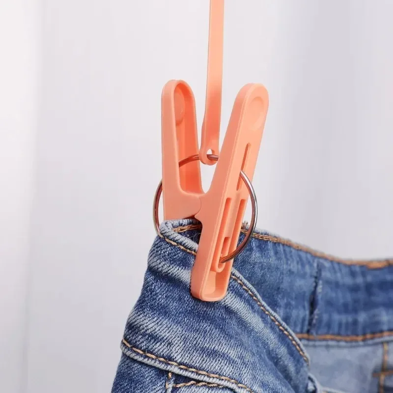 30/1PCS Windproof Laundry Clip Clothes Hanger Hook Non-Slip Drying Clip Plastic Bra Socks Quilt Clip Clothing Hanging Clamp Pegs