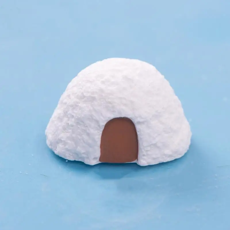 62KD Polars Animal Figurines Arctics Animal Model Toy Arctics Animal Figures for Dollhouses Arctics Scene Display