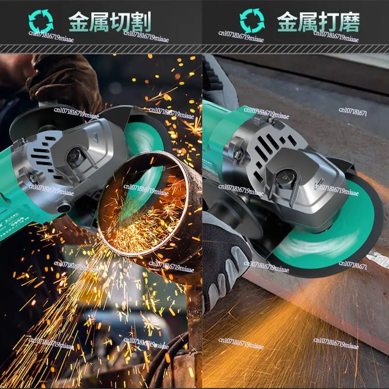 High Power Brushless Charging Angle Grinder Lithium Battery Cutting Machine Multifunctional Hand Grinding Polishing Machine