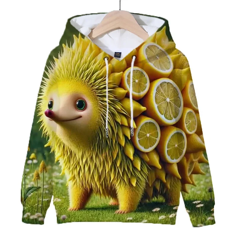 سترة أطفال إيطالية Brainrot ملابس أطفال ممتعة بنمط لعبة Bombombini Guzini بقلنسوة فضفاضة للرجال والنساء بلوفرات رائعة