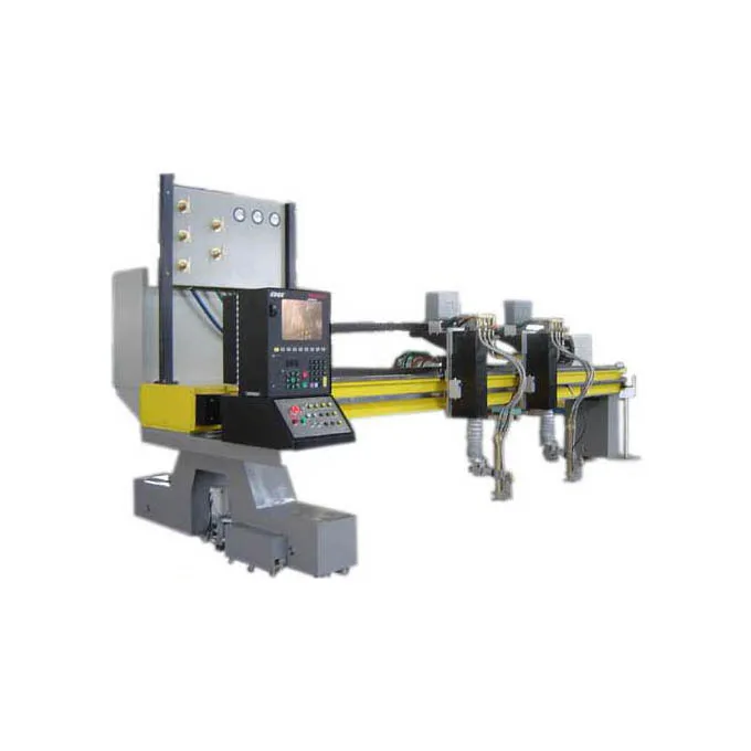 Good rigidity cnc flame cutting machine, stable moving gas oxy-acetylene cutting machine