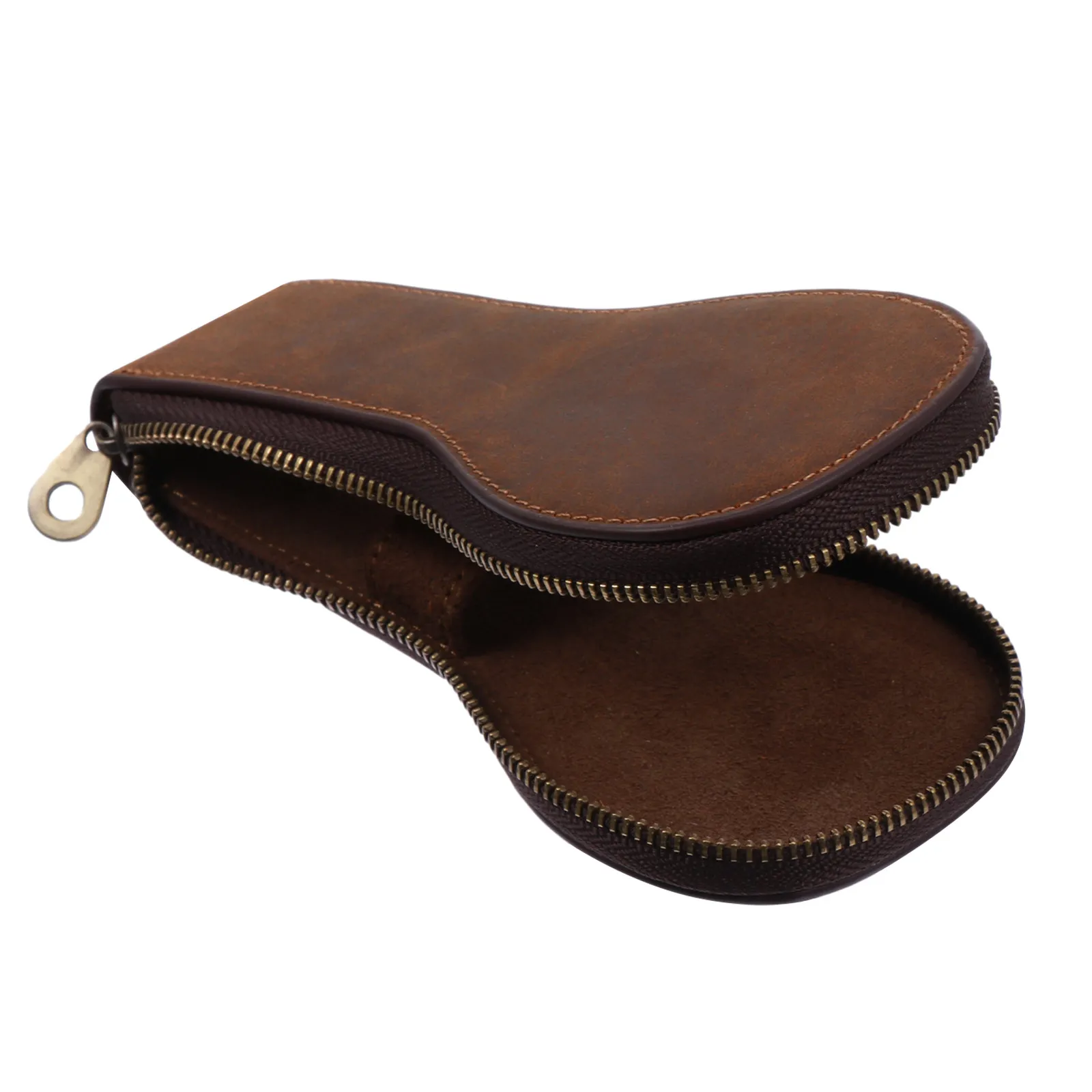 

1Pcs Cowhide Watch Storage Pouch Lightweight Travel Watch Organizer Portable Case for Men Women Protect Large Small