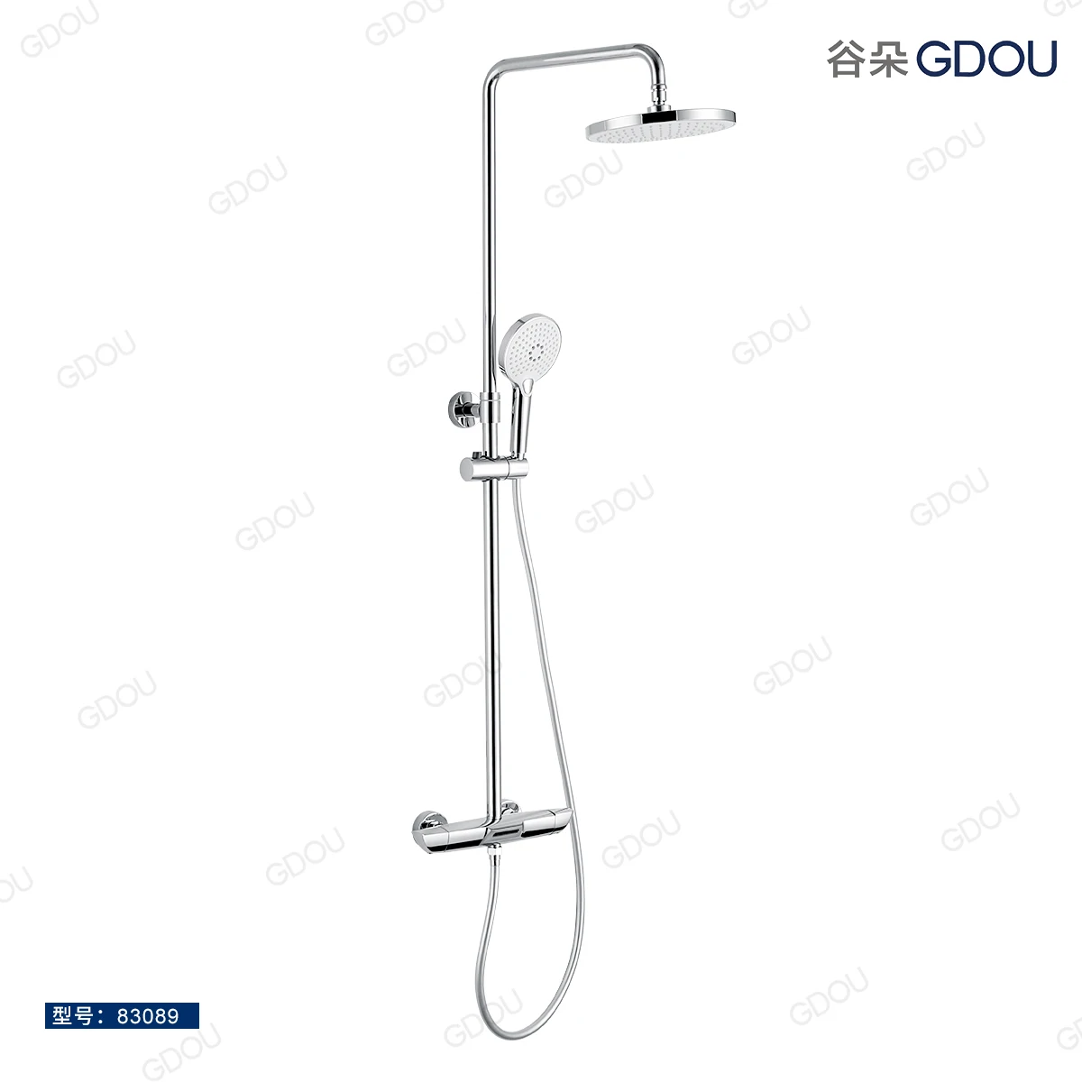 

Bathroom Shower Set SPA Shower Head Bath Shower Rotatable Mixer With Hand Shower Faucets Rainfall Chrome Showers Copper