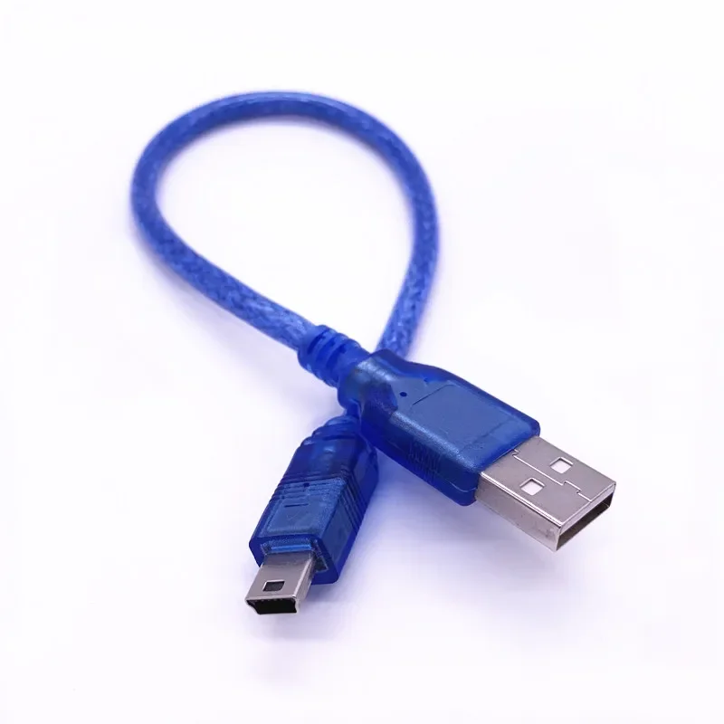 USB 2.0 Type A Male To Mini B 5pin Male PC Data Cable Cord Leads Length 30cm