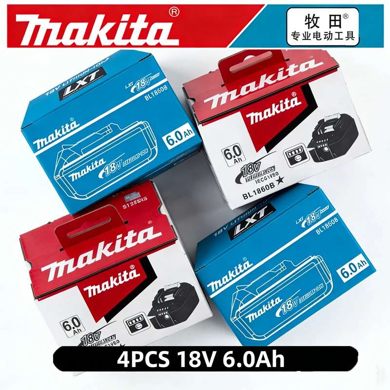 

6Ah genuine Makita 18V 6.0Ah battery, Makita DTW700 DHW180 DGH181 DTD173 DAS180 DDF487 DTW285 TW004G power tools battery too