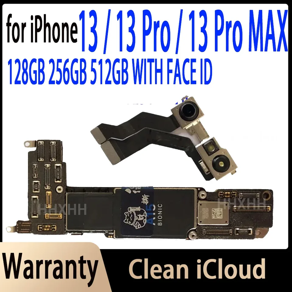 For iPhone 13 Motherboard Motherboard With Face ID iCloud Unlocked