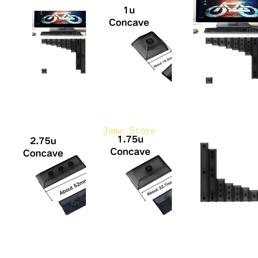 

LX0B 10 клавиш в упаковке PBT Колпачки для клавиш DSA Профильные колпачки для клавиш 1U 1,25U 1,5U 1,75U 2U 2,25U 2,75U 6,25U 7U
