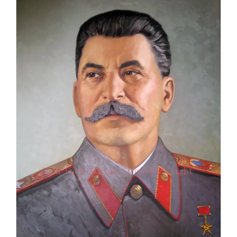 Special Offer # TOP art good quality --SOVIET WW2 painting-Russia joseph stalin portrait print art painting on canvas