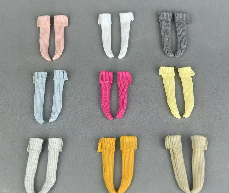 

A Pair of fashion doll short cotton socks Accessories for 30cm doll 1/6 doll kurhn for licca BJD dolls princess accessories