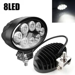 Oval LED Work Lamp Fog Light 5inch 60W For Truck OffRoad Tractor Flood Spotlight 9-32V Night Driving Lights Work Light Off Road