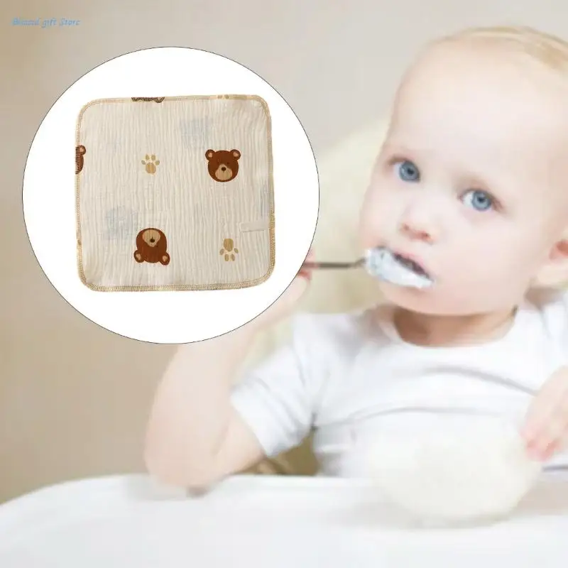 Baby Towel Newborn Bibs Absorbent Baby Burping Cloths Stylish & Practical Solution for Teething & Excessive Drooling