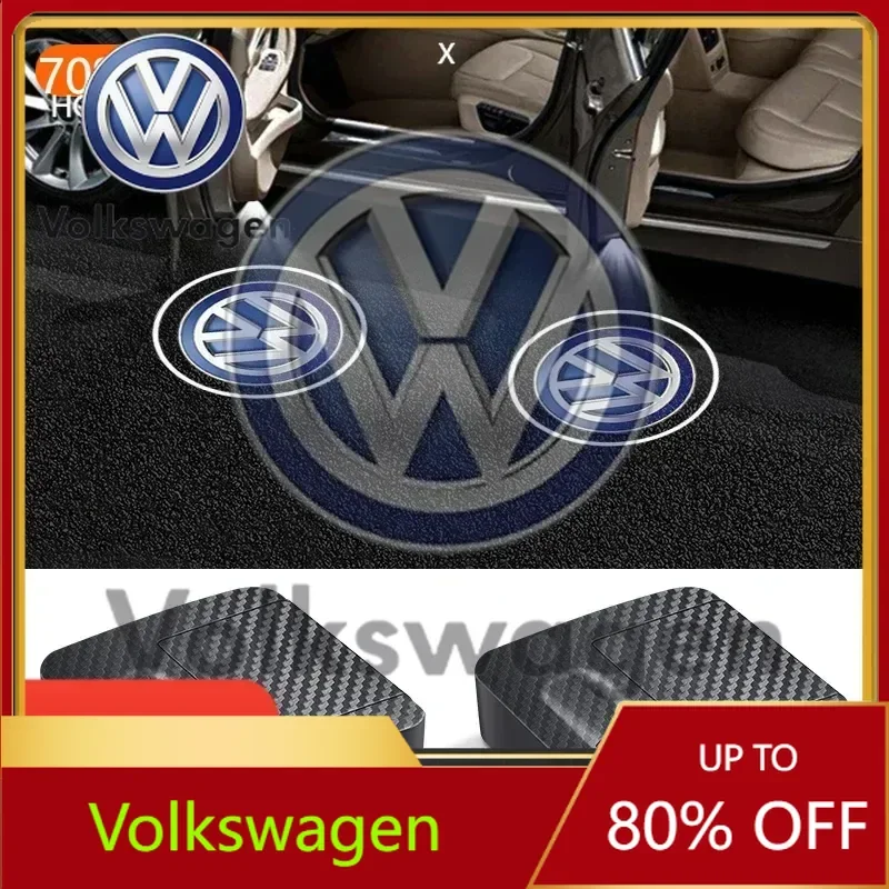 

Styling Mouldings For VOLKSWAGEN VW GTI B6 For Volkswagen Car LED Courtesy Light Ghost Shadow Projector Emblem Lamp For VW GTI P