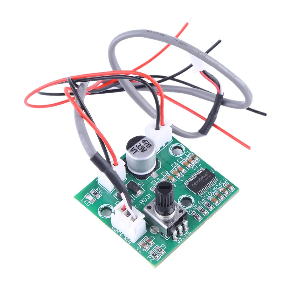 DC 12/24V 60W Mono canal HIFI Digital Mini módulo amplificador de potencia placa amplificadora de potencia placa de gran capacidad