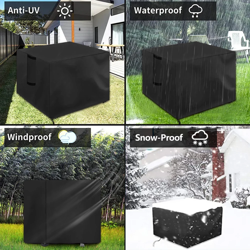 Outdoor Cover for Garden & Patio Furniture Rain and Snow Chair Pet Cage Cover Sofa Table Chair AC ventilation Dust BBQ Cover