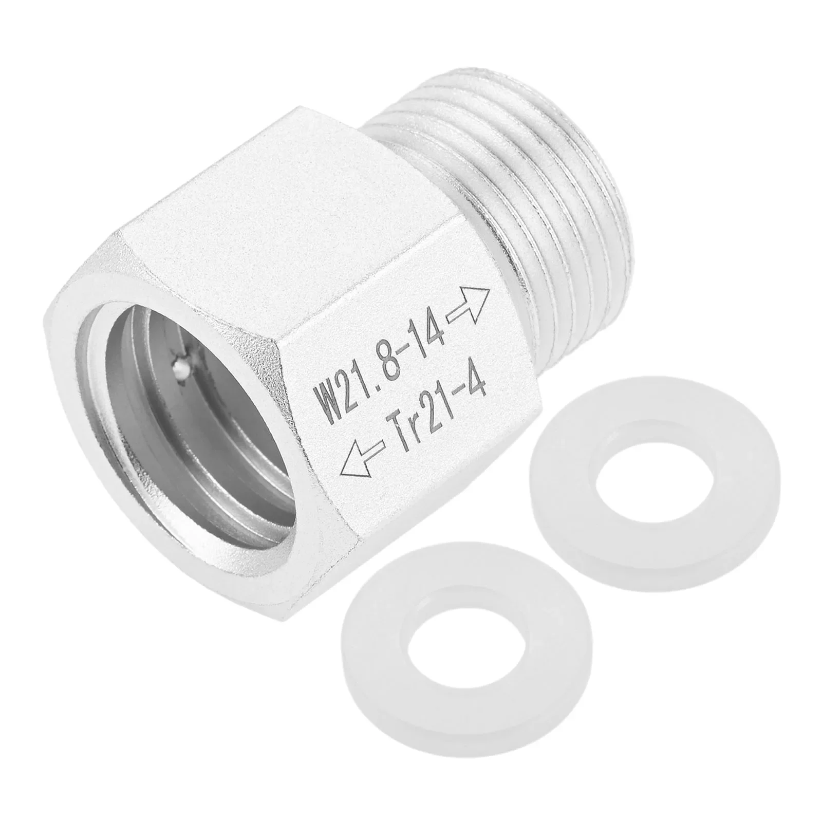 1SetReusable Soda CO2 Aquarium Cylinder Adapter for Soda Cylinder Plug TR21 4 to W21.8 CO2 Tank Regulator for Home-brewed Barrel