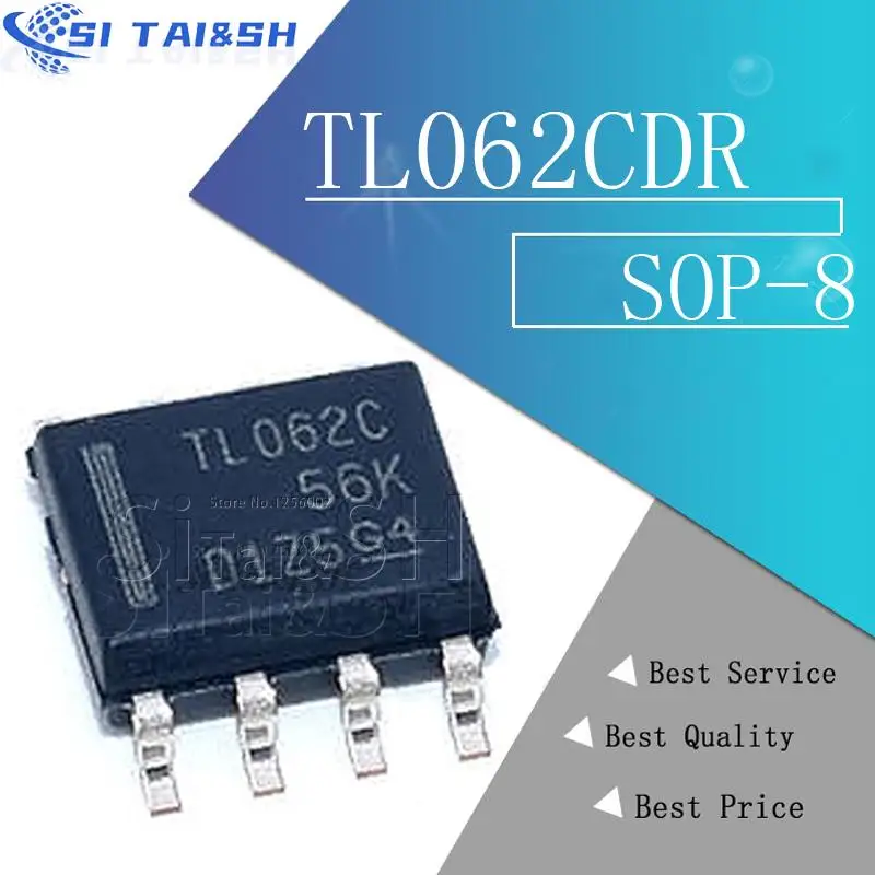 10pcs TL062CDR SOP-8 TL062C SOP8 TL062 SOP 062C TL062CDT