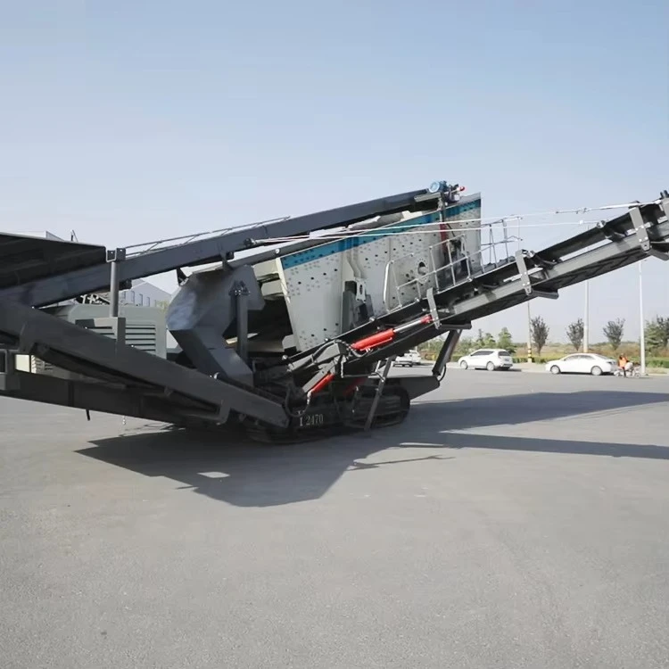 Portable Vibrating Screen with Motor for Ore Mobile Crushing and Screening Plant High Output 4-Layer