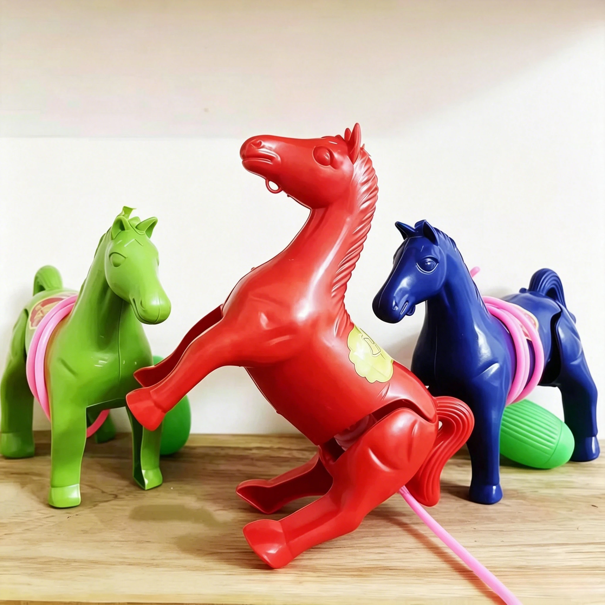 Kids Toys Horse - Jouet de course de chevaux pneumatique