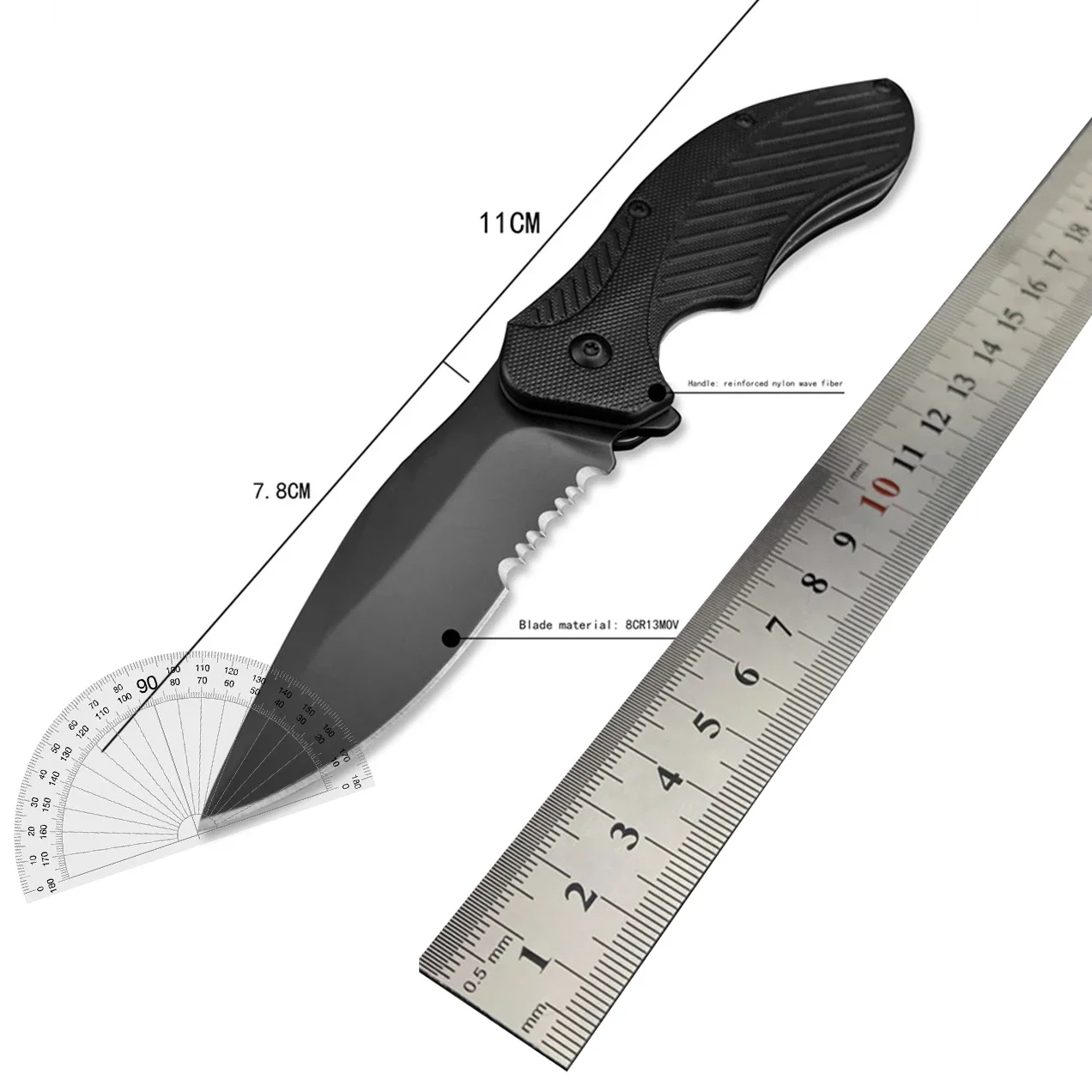 Nuovo 1605 Coltello da tasca 8CR13MOV Lama in acciaio Coltello da campeggio esterno Salvataggio Coltelli pieghevoli militari Strumento tattico portatile EDC